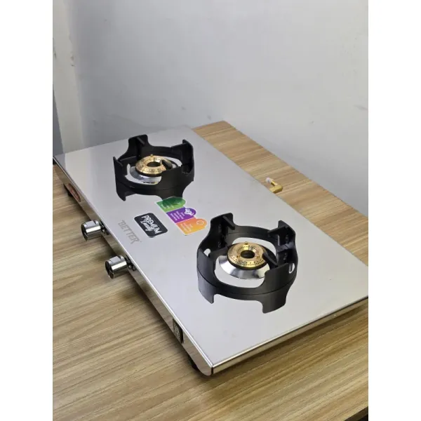 Better Heavy-Duty 2-Burner Gas Stove with Toughened Glass