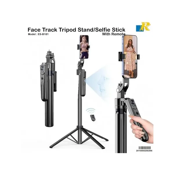 Automatic tracking selfie stick with remote