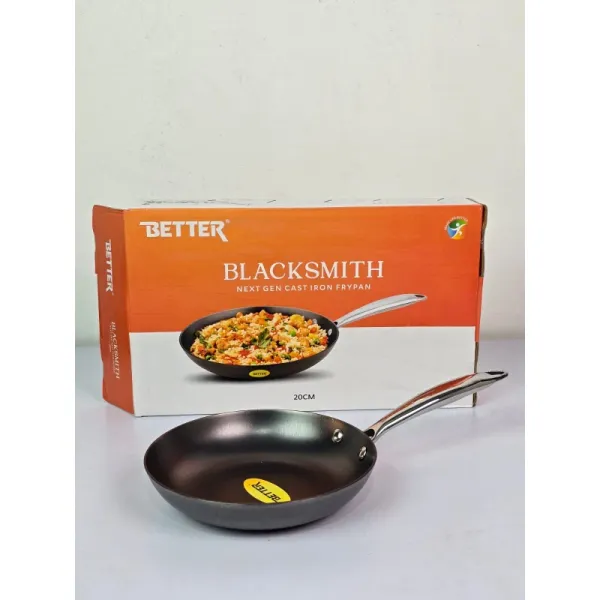 Better Blacksmith Next Gen Cast Iron Frypan 18cm,20cm,22cm