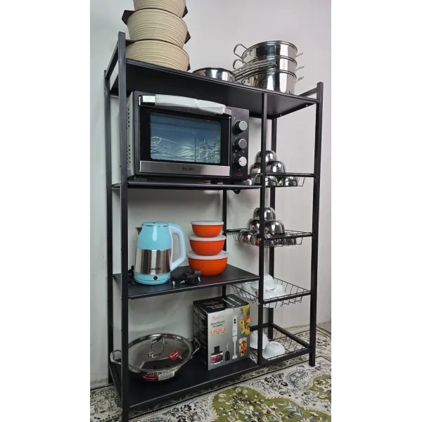 Multifunctional kitchen storage rack
