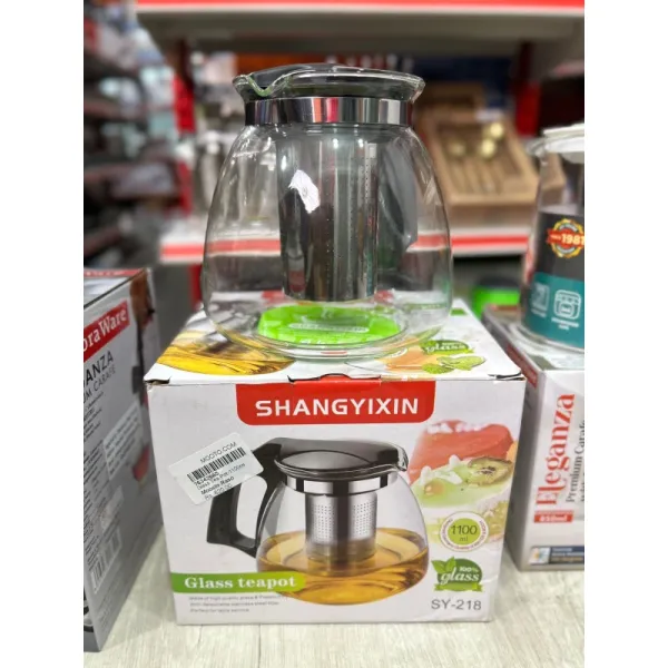 Shangyixin glass teapot, model SY-218