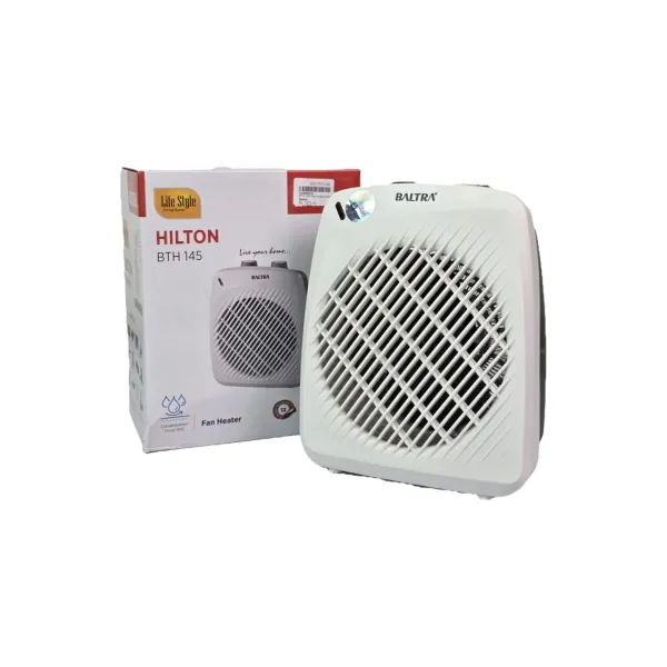 Baltra Hilton BTH 145 Fan Heater with Adjustable Thermostat | 2000W Power | 1 Year Warranty