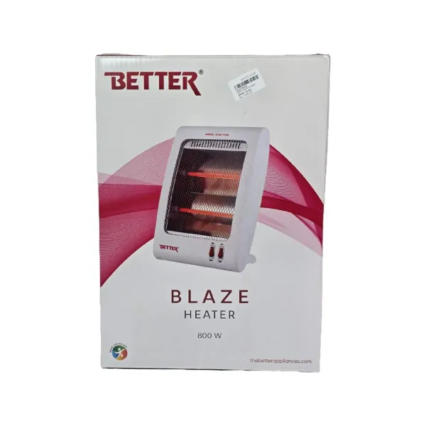 Better Blaze 800W Halogen Heater with 1 year warranty