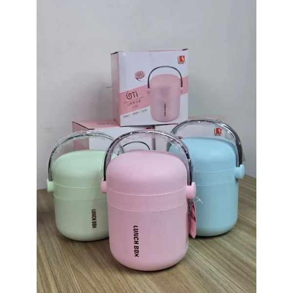 1Ltr Insulated Stainless Steel Lunch Box with Handle – Portable & Leak-Proof Meal Prep Container