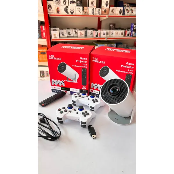 P1 HY300 / MAX300 2-in-1 4K Wireless Smart Game Projector