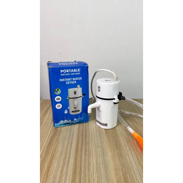 Portable Instant Electric Water Geyser - 3000W, Shockproof & Energy Efficient for Kitchen & Bathroom Use