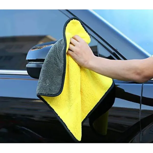 Cleaning Towel Microfiber Cloth Highly Absorbent Dust Towels For All Vehicles Bikes Cars Glass Kitchens - Multicolour