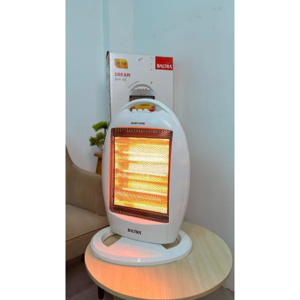 Baltra Dream Halogen Heater, 1200W (Model: BTH 134) – Energy Efficient Room Warmer