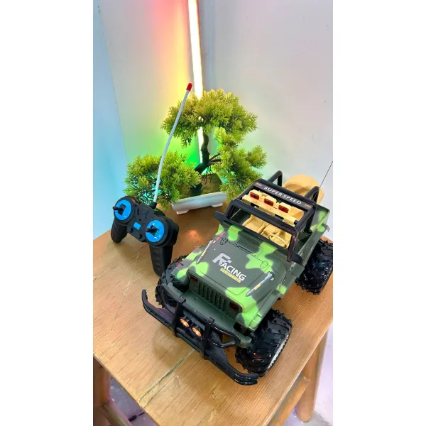 Remote Control Camouflage Jeep Toy
