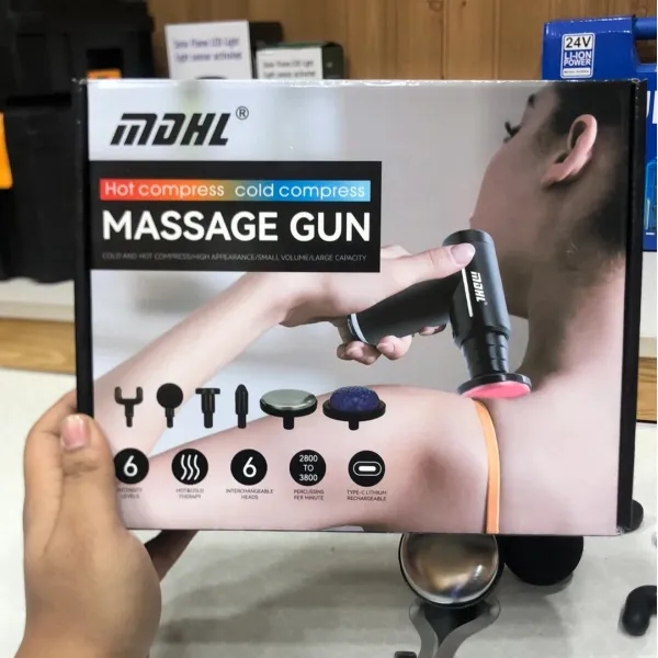MDHL Hot Compress Cold Compress Massage Gun 6in1