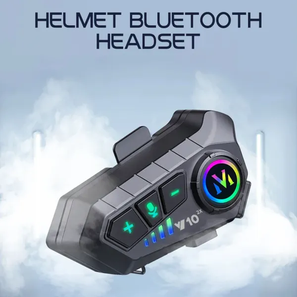 🏍️ V10 Wireless Motorcycle Helmet Headset – Weatherproof & Long-Lasting