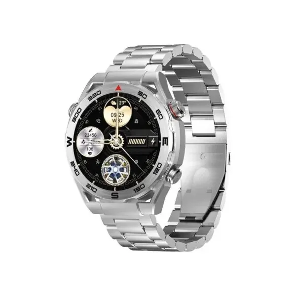 HAVIT M9030 ULTRA AMOLED HD Smartwatch – Premium Stainless Steel Design with Wireless Calling & Charging