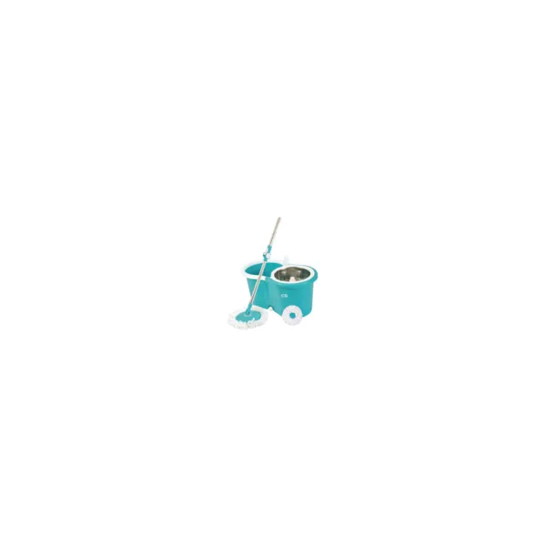  CG Joy Mop (CGMOP7SS) – 360° Spin Mop System with Stainless Steel Wringer & Wheels