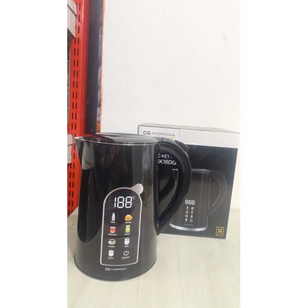  CG Meridia Smart Electric Kettle (CGMREK18DG) – 1.7L Precision Temperature Control & 1-Year Warranty