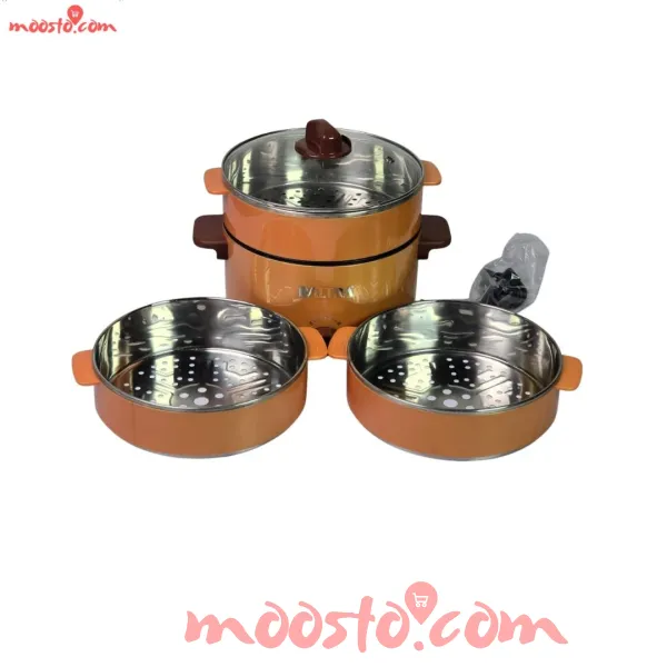 Baltra BFS-102 Dumpling Electric Momo Maker – 3-Tier Steamer with 800W Power & 1-Year Warranty