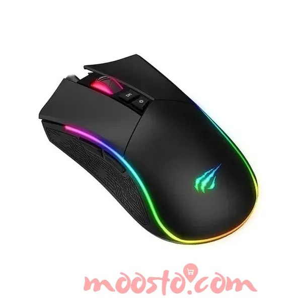 Havit Gamenote MS1001S Programmable RGB Gaming Mouse – 7 Adjustable DPI Levels & Macro Programming