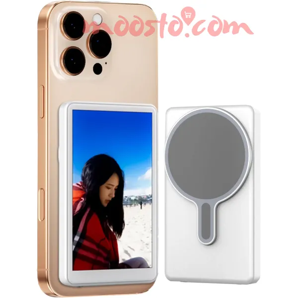 Phone Vlog Selfie Monitor Screen Wireless Magnetic Mount Camera Selfie Screen