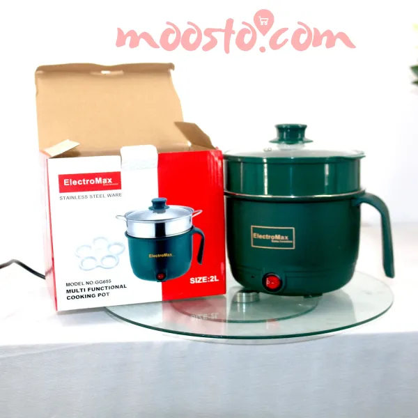 Electromax 3 In 1 Multifunctional Electric Cooking Pot- 2L