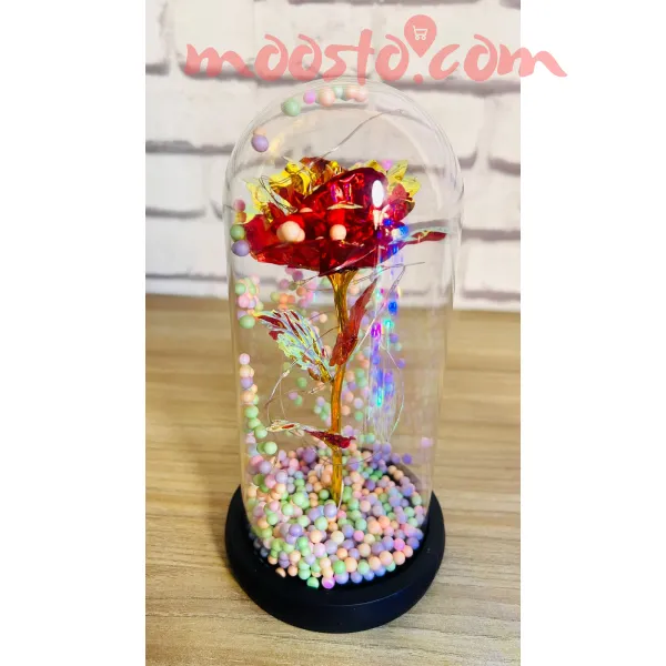 Galaxy Rose with LED Light – Beautiful Gift Item 