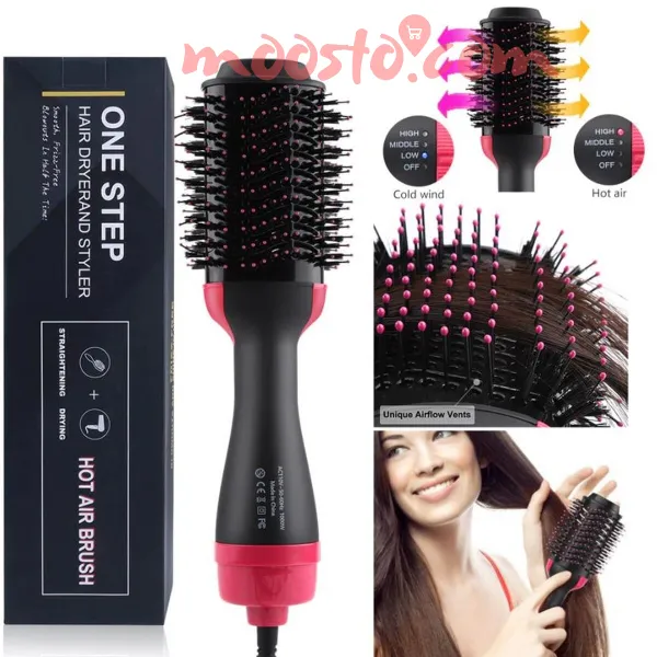 3 in 1 One Step Hair Dryer And Styler Hot Air Brush Hair Straightener