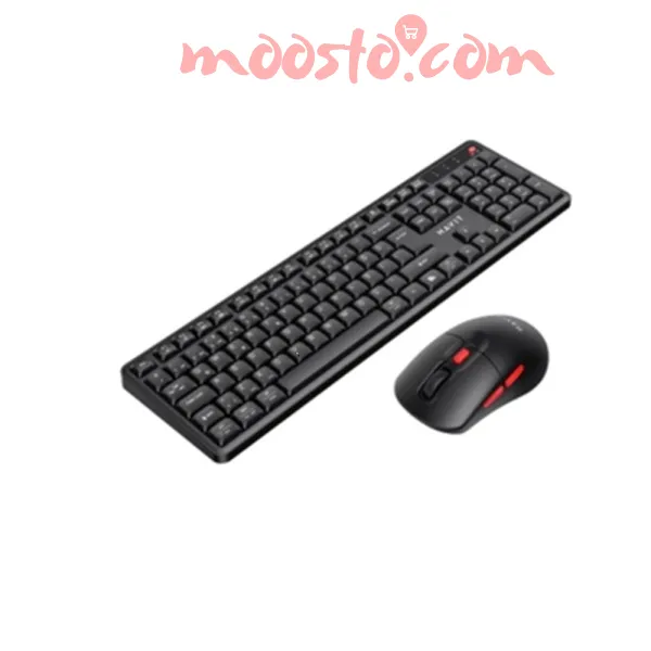 Wireless Gaming Keyboard & Mouse Combo – Bluetooth + USB Dongle | 1 Year Warranty 