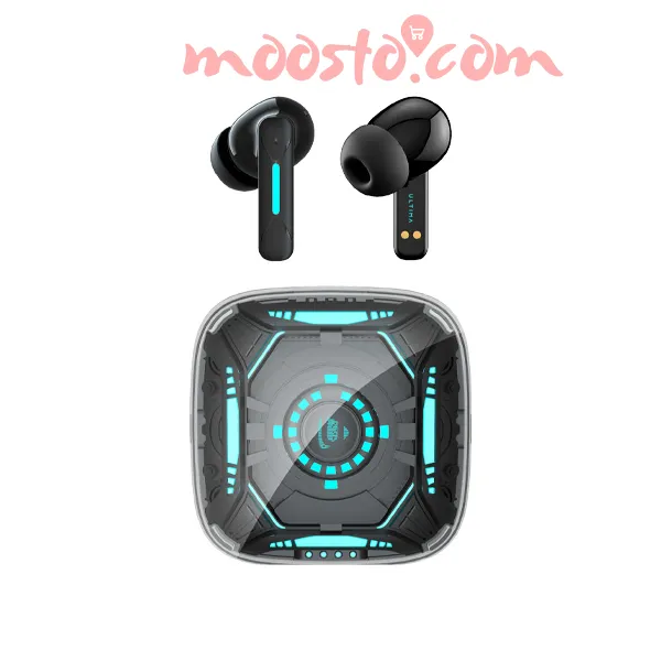 Ultima Blaze Gaming Earbuds - Immersive Audio with ANC, 42H Playtime & Blazing LEDs for Gamers