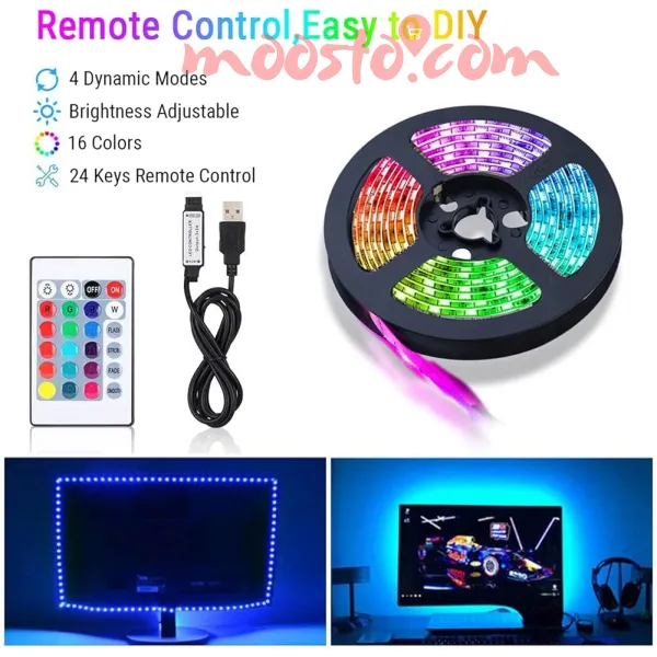 5M RGB 5050 SMD Led Strip Flexible 270 Led Color Changing RGB Led Light Strip Powerful, Bright, And Long Lasting Lights