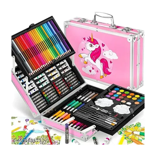Portable Kids' Art and Craft Drawing & Painting Set