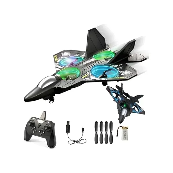 RC Aeroplane: 2.4GHz Remote Controlled Quadcopter with Lights and USB Charging