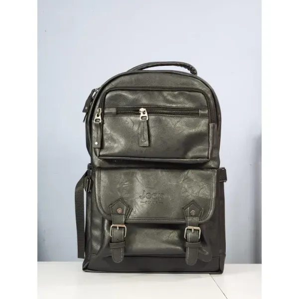 Jeep PU Leather Bag For School College And Office |Laptop Bag For Official Use