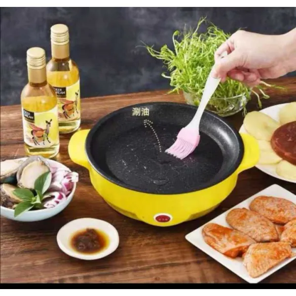 Motoso 22cm Multi-functional Mini Electric Frying Baking Pan