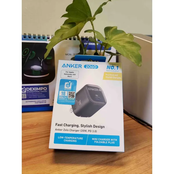 Anker Zolo Charger 20W IQ & PD (iPhone/Samsung/Pixel)