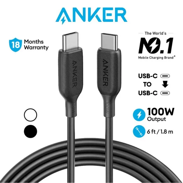 Anker USB-C to USB-C Charging Cable 100W USB 2.0