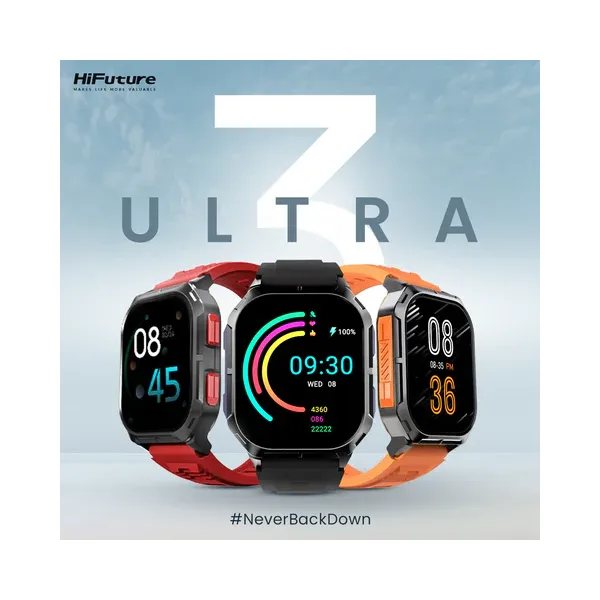 HiFuture Ultra3 Smartwatch – Rugged Performance & Tactical Sports Wearable