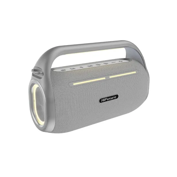 HiFuture MusicBox 100 – 70W/100W Bluetooth 5.3 Karaoke Speaker with Dual Mics & RGB Lights 