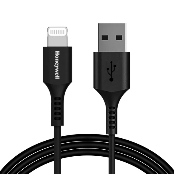 Honeywell USB-A to Lightning Cable – MFi Certified Fast Charging & Data Sync 
