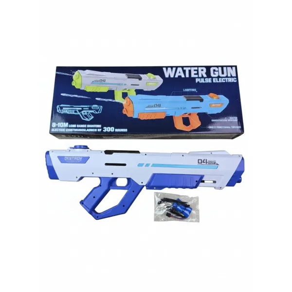 Kids Rechargeable Electric Water Gun – Long Range Automatic Water Blaster Toy with USB Charging MQ52