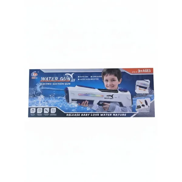 Kids Electric Suction Water Gun 997 – Rechargeable Automatic Water Blaster | Long Range Spray | 3+ Ages 