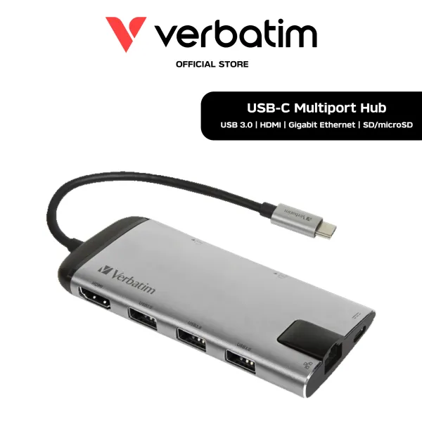 Verbatim USB-C Multiport Hub – Expand Your Connectivity with One Simple Connection 