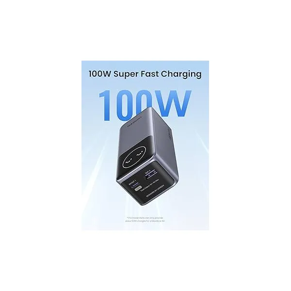 UGREEN Nexode 100W 12000mAh Power Bank 12,000mAh High-Speed USB-C Portable Charger with 100W Fast Charging