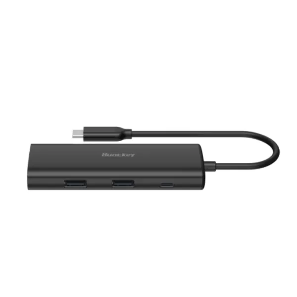 Huntkey 4 in 1 USB-C Multifunction Docking Station – Compact 4K USB-C Hub with 100W Power Delivery 