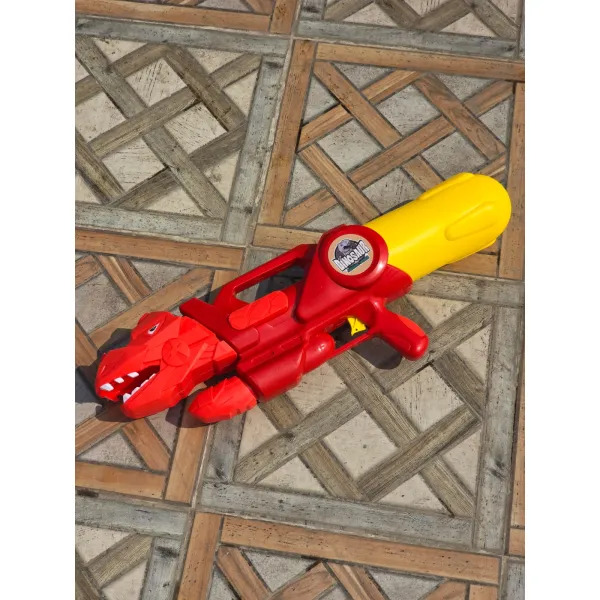 Dinosaur Pump Action Water Gun – High-Capacity Outdoor Water Toy 