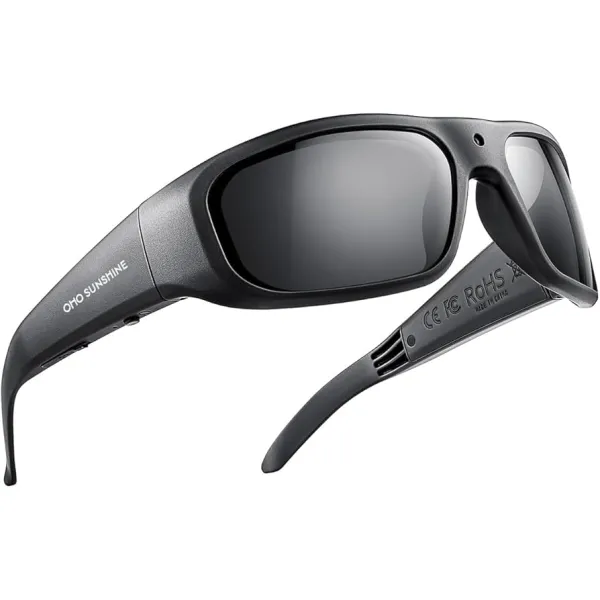 1080P HD Smart Camera Glasses – Bluetooth Audio & UV400 Polarized Sunglasses