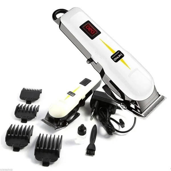 Geemy GM-6008 Rechargeable Professional Hair Clipper & Trimmer for Men with Digital Display