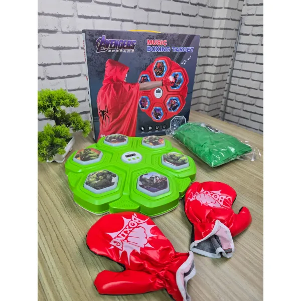 Avengers Music Boxing Target – Electronic Wall-Mounted Punching Game