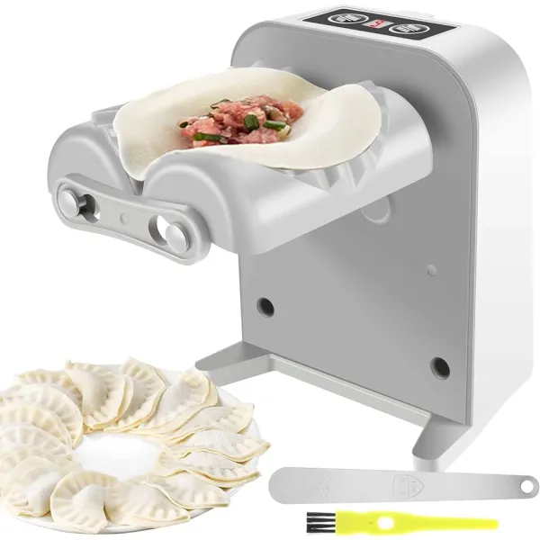Automatic Electric Dumpling Maker Machine – Double Head Momos and Gyoza Press with Two Modes for Fast Results