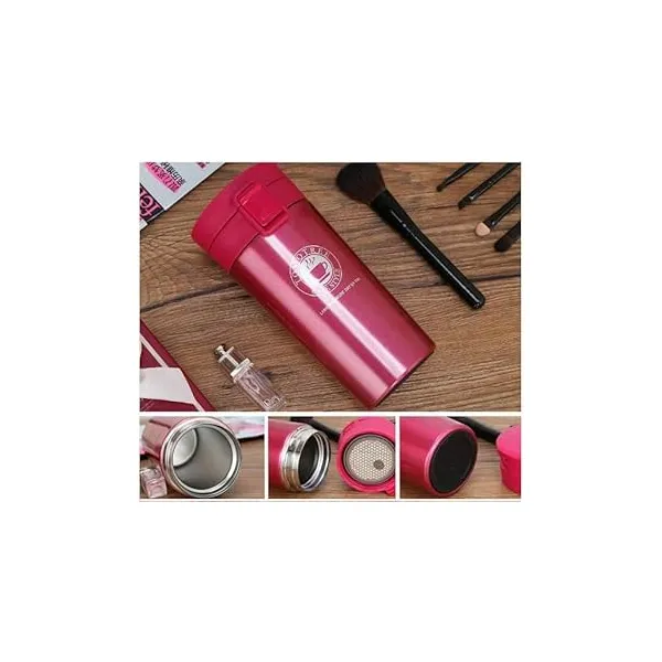 500ml Stainless Steel Vacuum Insulated Travel Mug – Leakproof Tea & Coffee Cup