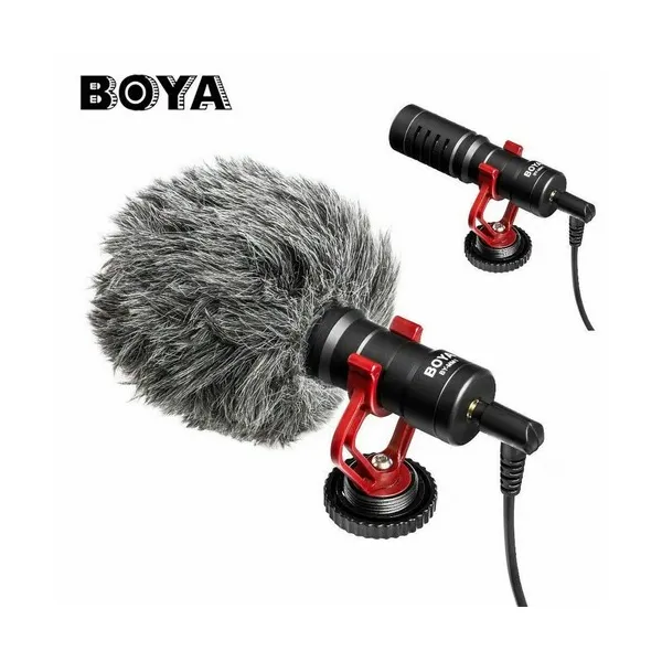 Boya BY-MM1 Compact Shotgun Microphone – High-Quality Audio for Vlogging & Content Creation