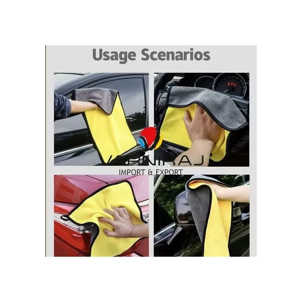 Microfiber Cleaning Towel – Highly Absorbent Dust Cloth for Cars, Bikes, Glass & Kitchen (Multicolour)