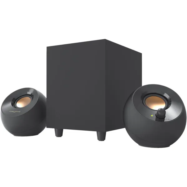 Creative Pebble Plus Speaker with Subwoofer – Powerful 2.1 USB Desktop Speaker System